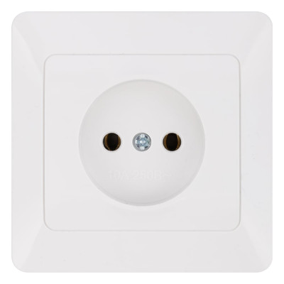 Розетка TDM ELECTRIC 2П 10А 250В белая Ильмень SQ1823-0009