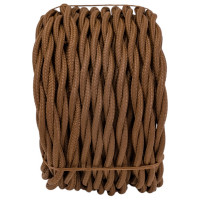 Провод Bironi 2x1,5, коричневый, матовый, 10 метров B1-424-72-10