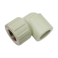 Угольник комбинированный ПОЛИТЭК 20x1/2 внутр. р. PPRC (СЕРЫЕ) 9400002012С