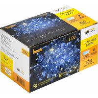 Гирлянда нить IEK 10м 100w ip44 прозрачный 230в м/т LGDU121-2-100-10-T-S-44