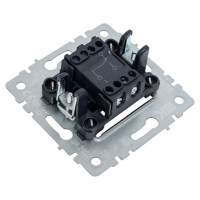 Проходной 1-клавишный выключатель IEK Brite 10а вс10-1-6-брж жемчуг BR-V12-0-10-K36