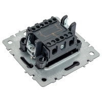 2-клавишный выключатель IEK Brite 10а вс10-2-0-брч черный BR-V20-0-10-K02