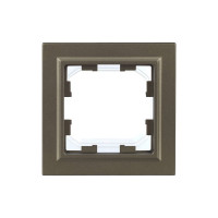 1-местная рамка IEK Brite ip44 ру-1-брш-44 шампань BR-M12-44-K37
