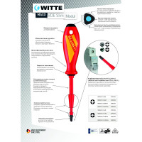 Крестовая отвертка WITTE MAXX VDE PZ2/MODUL 6х100 мм 537622016