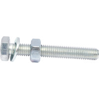 Болт с ш/г полная резьба Качественный КРЕПЕЖ набор DIN 933 10х70 10 шт 0301069 КЧ