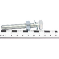 Болт с ш/г полная резьба Качественный КРЕПЕЖ набор DIN 933 10х70 10 шт 0301069 КЧ
