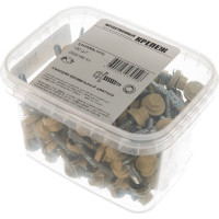 Кровельный саморез Качественный КРЕПЕЖ слоновая кость RAL 1014, 5.5х25 мм, 150 шт 0500165 КЧ