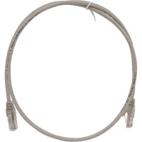 Коммутационный шнур NIKOMAX U/UTP 4 пары, серый, 1м NMC-PC4UD55B-010-GY
