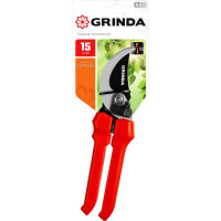 Плоскостной секатор с пластиковыми рукоятками Grinda G-33 200мм 40211_z02