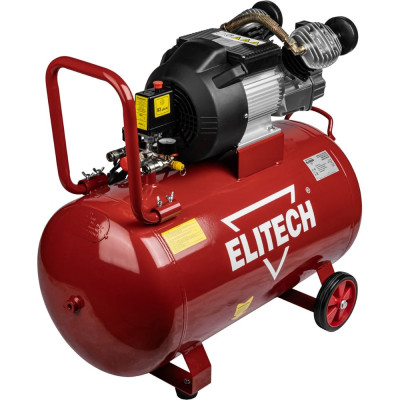 Компрессор Elitech КПМ 360/100 (360л/мин, 2,2кВт, 100л) 198648