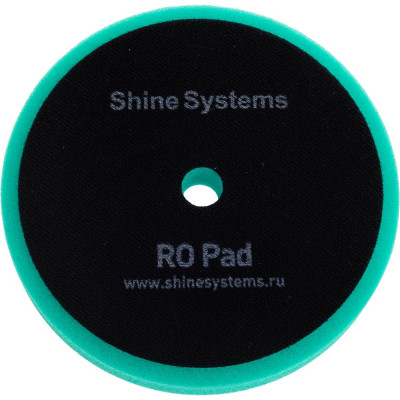 Круг полировальный твердый зеленый RO Foam Pad Green 130 мм Shine systems SS549
