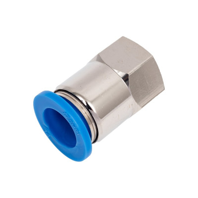 Фитинг цанговый прямой с внутренней резьбой F3/8" для трубки с наружным диаметром 14 мм PCF 14-R03 SHPI PCF 14-03