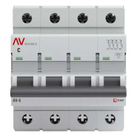 Автоматический выключатель EKF AVERES AV-6, 4P, 40A, C, 6kA mcb6-4-40C-av