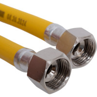 Подводка для газа СТМ ГАЗ ПВХ, 1/2", гайка-гайка, 400 см CGVF1240