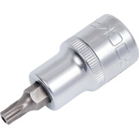 Головка-бита TORX с отверстием (T30; 1/2"; L-55 мм) ROCKFORCE RF-34705530(46860)