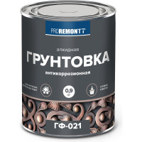 Грунт PROREMONTT ГФ-021 серый, 0.9 кг Лк-00004520