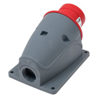 Стационарнаяв вилка IEK ССИ-514 16А-6ч/380-415В 3Р+РЕ IP44 MAGNUM PSN52-016-4