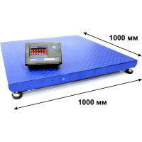Весы Middle МП 1000 ВЕДА Ф-1 200/500, 1000х1000 Циклоп 12л 1132100090