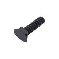 Дюбель для бандажа EKF черный PROxima 100 шт. plc-fti-8b