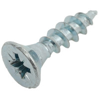 Универсальный саморез Стройметиз 5,0х20 белый цинк уп. 16 шт. европодвес 2150821