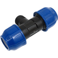 Тройник RTP с наружной трубной резьбой PN 16 D 25х3/4 11620