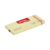 Бумажный блок-кубик Kores для заметок 50х40 желтая 100л. 3шт./уп. 46050 63470