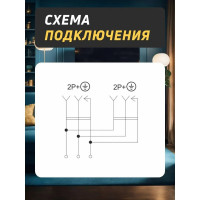 2-местная розетка IEK Brite рсбш12-3-44-брг с заземлением, с защитными шторками и крышкой, 16А, в сборе, ip44, графит BR-R26-16-44-K53-F