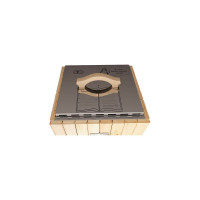 Электрический запарник для веника VVD Парень 0-1.5 кВт, 220 В, светлое дерево 9975