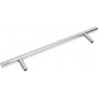 Ручка-рейлинг MFK-TORG L530-128-СР 128 мм, хром, диаметр 10 мм L530-128-10-СР