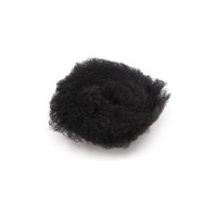 Полировальный круг из черного меха Black Wool Pad 75 мм Shine systems SS540