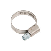 Червячный хомут CNIC 20-32/9 мм, W5 нержавеющая сталь 01E92032 52530