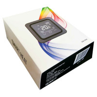 Терморегулятор для теплого пола IQWATT IQ THERMOSTAT SMART HEAT программируемый,  черный 409