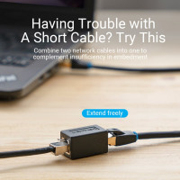 Адаптер-соединитель VENTION RJ45 F / RJ45 F 8p8c кат. 6 Белый IPVW0