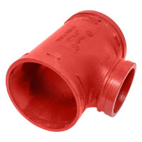 Переходной тройник под муфту GROOVEX 6"x4", 159x114 мм, ДУ 150x100 мм TPM159114