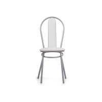 Стул Woodville Lamniel косое кольцо белый полимер, светлый мусс 453990