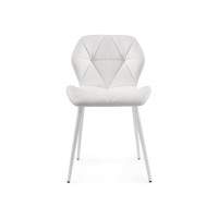 Стул Woodville Вальд экокожа белый, белый глянец 464191