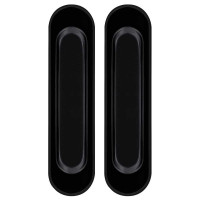 Защелка с ручками для раздвижных дверей PUNTO SH.SL152.KIT011-BK (Soft LINE SL-011) BL-24 черный 43507