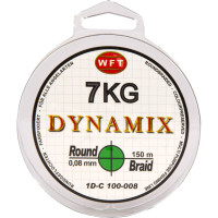 Плетеная леска WFT KG ROUND DYNAMIX Green 150/008 1D-C-100-008