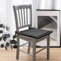 Подушка для стула Волшебная Ночь 40/40 Графит рогожка 777011