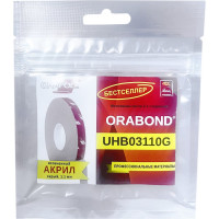 Пеноакриловая серая лента ORAFOL ORABOND UHB03110G 6 мм, 1,5 м, толщина 1 мм 3110-6