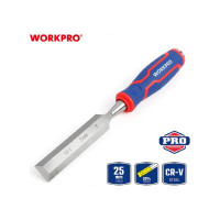 Стамеска-долото WORKPRO 25 мм, CR-V кованая сталь WP243010