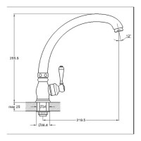 Кран на холодную воду D-Lin хром D150911