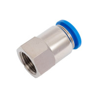 Фитинг цанговый прямой с внутренней резьбой F3/8" для трубки с наружным диаметром 14 мм PCF 14-R03 SHPI PCF 14-03