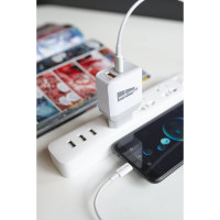 Дата-кабель More Choice Smart USB 3.0A PD 60W быстрая зарядка для Type-C Type-C TPE 2м K71Sa White