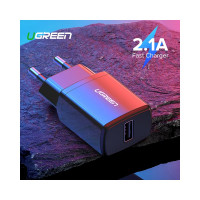 Сетевое зарядное устройство Ugreen USB A 10W, цвет черный 50459