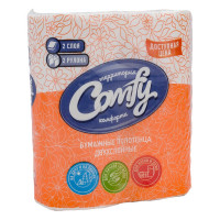 Полотенца бумажные COMFY "Доступная цена" 2-сл. 2 рул./вл.12 1-7538