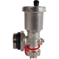 Регулируемый концевой фитинг с дренажным вентилем ROMMER автоматический воздухоотводчик 1" Rms-1001-010001 RG0091LAP2TTJI