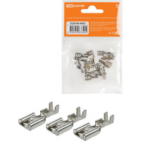 Плоская клемма гнездо TDM ELECTRIC РП-м 2.5-(6,3) 1-2.5 кв. мм, плоский (мама), 20 шт. SQ0546-0403