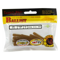 Съедобные искусственные твистеры LUCKY JOHN LJ Pro Series BALLIST 2.5in, цвет S18, 10шт. 140101-S18