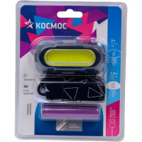 Налобный аккумуляторный фонарь КОСМОС 3ВтCOBLED/съемный Li-ion 18650 800mAh/ABS-пластик/USB-шнур typeC KOC514Lit